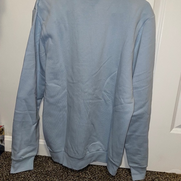 Adidas sweatshirt, light blue NWT MEN’S SIZE MEDIUM - Picture 3 of 4